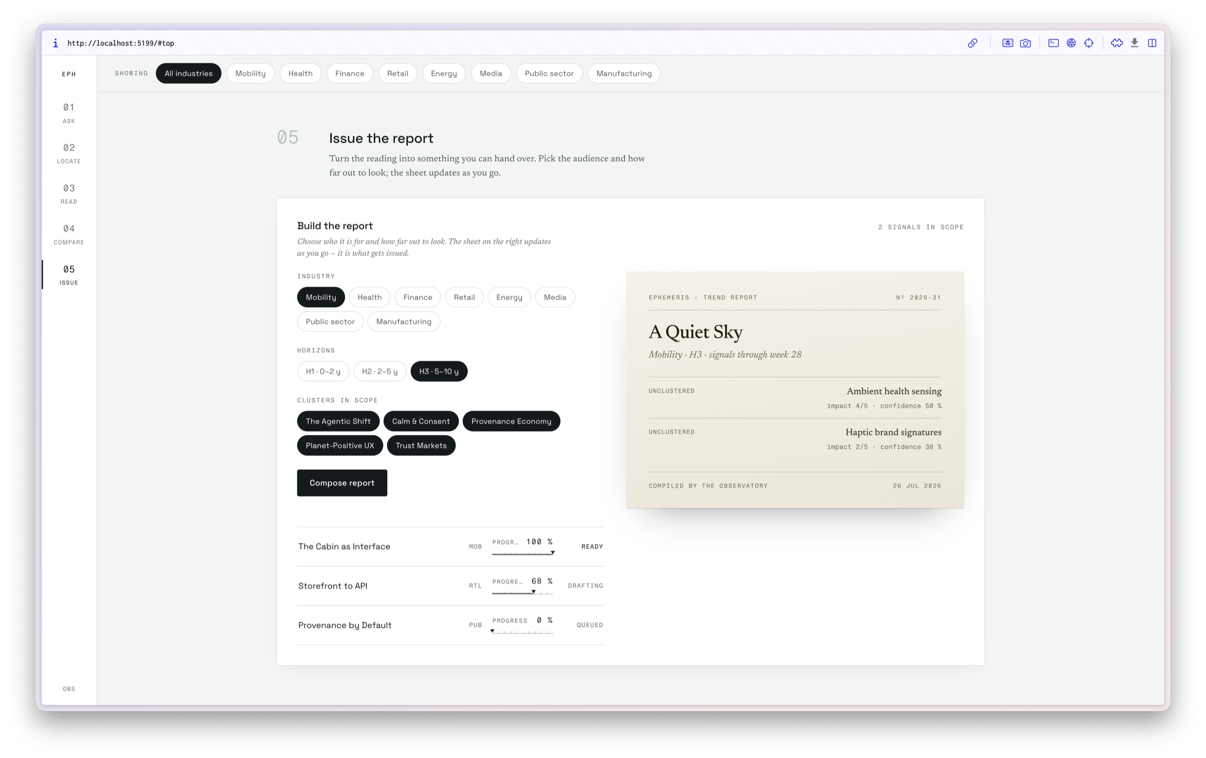 Forseight & Strategie Tool, Bild 4